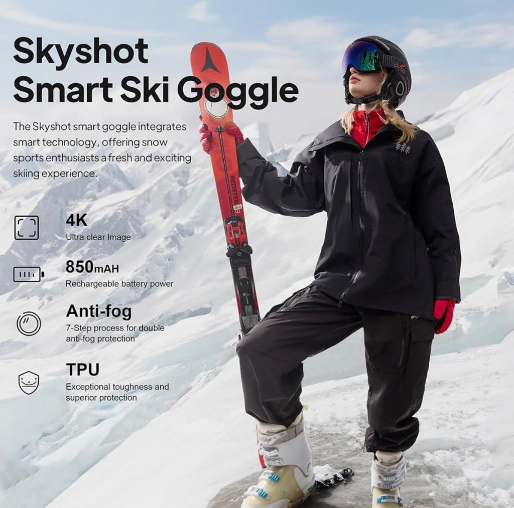4K POV Camera Goggles side view