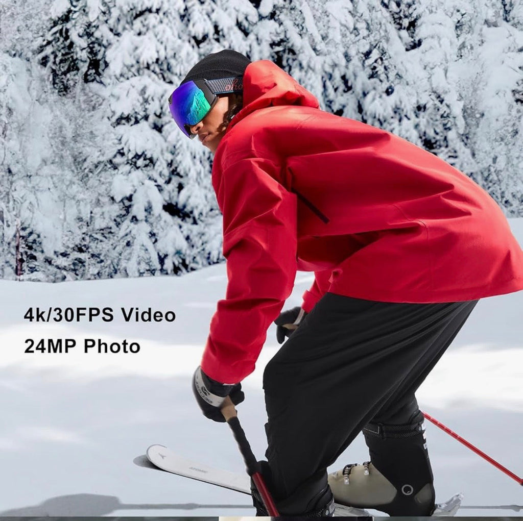 4K POV Camera Goggles strap detail