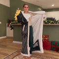 Snuglore heated blanket in charcoal grey